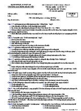 Đề thi kết thúc học phần Lịch sử 12 - Mã đề 743 - Trường Cao đẳng Bách Việt